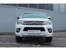 Toyota Hilux 2015 Защита переднего бампера d63 (дуга) d63 (уголки)+клыки THZ-002148